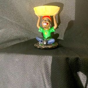 Multi use Ashtray or Figurine. Its a Home Decor. Man From The Island.